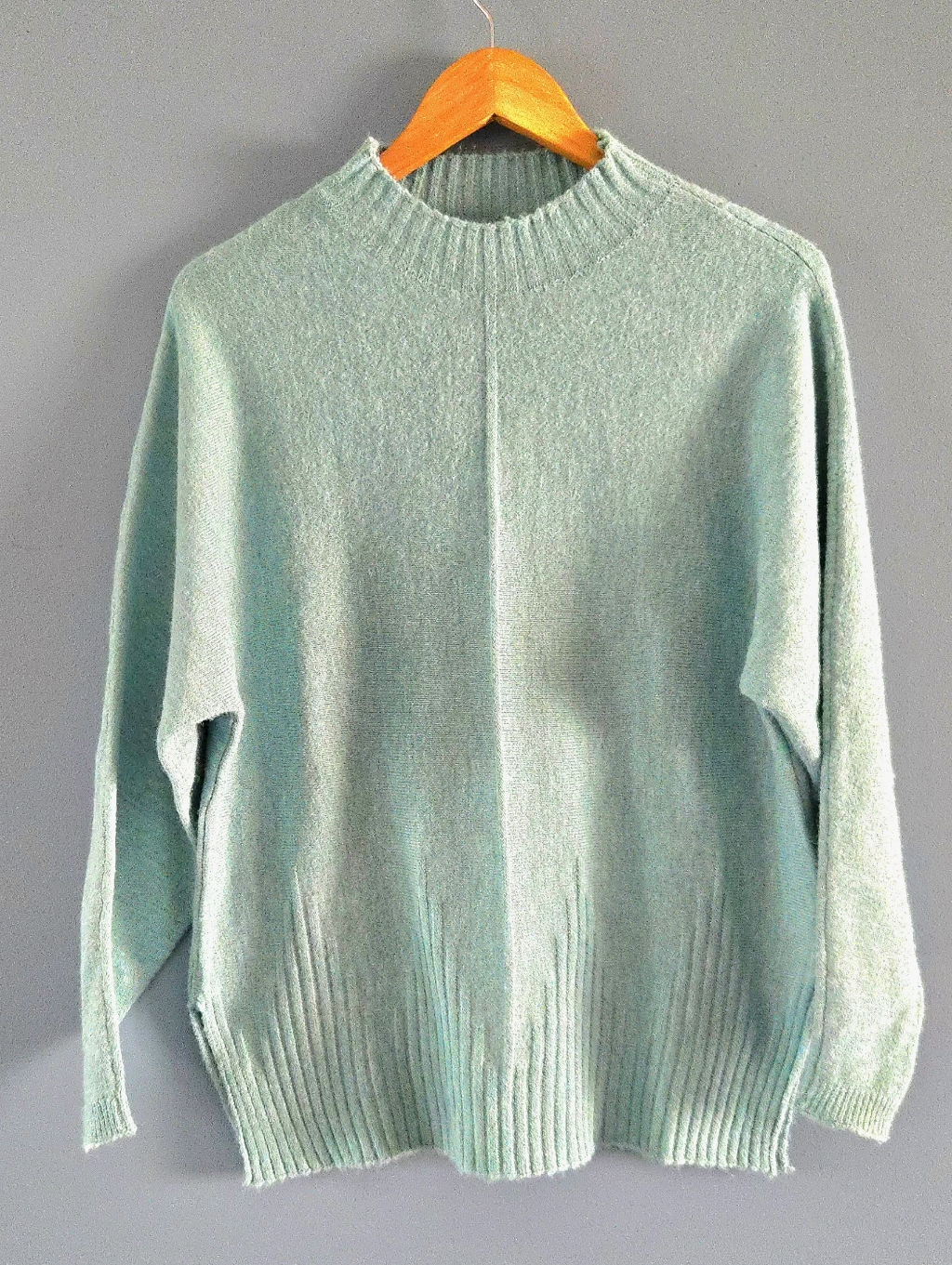 Light Seafoam Green Crewneck Sweater